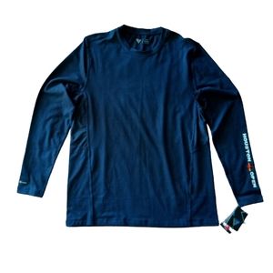 Levelwear Houston Open Long Sleeve T Shirt Performance  Men’s Size L Black NWT